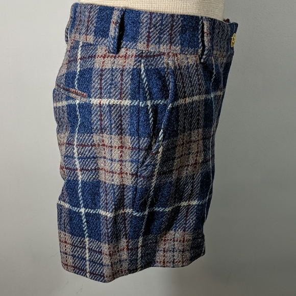 NWT Women's Boast Blue Harris Tweed Shorts Size 6 - Picture 5 of 8